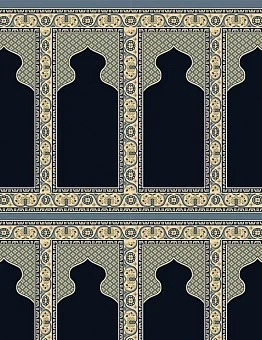 Серый ковролин Mosque Collection