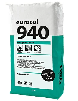 Ремонтная смесь 940 EUROPLAN QUICK 20 кг