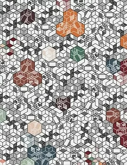 Линолеум Мodul'up 19db graphic