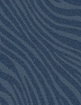 Синий ковролин XL. Impressions Waves