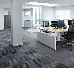 Укладка флокированных рулонных покрытий с дизайном