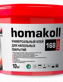 Универсальный клей для напольных покрытий Homakoll 168 Prof