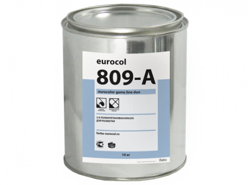 Paint for marking sports grounds 809A Eurocolor Game Line Duo Green