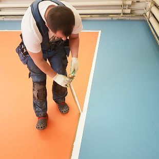 Installing sports surfaces