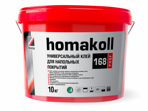 Universal adhesive for floor coverings Homakoll 168 Prof