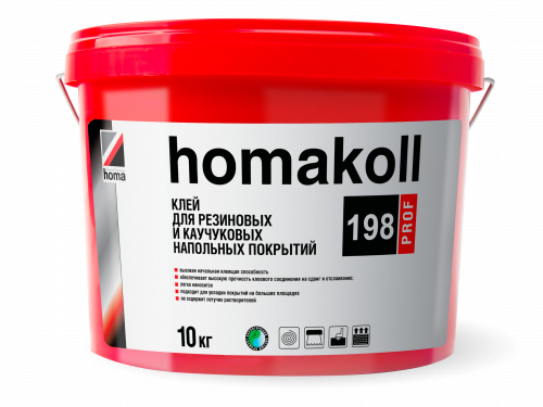 Клей для резиновых покрытий Homakoll 198 Prof