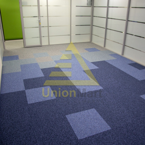 Офис монтаж ковровой плитки