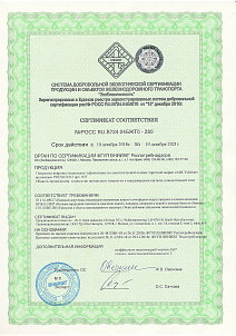 Russian Railways certificate carpet President