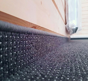 Укладка ковролина с бордюром