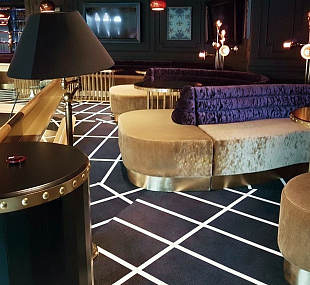 Укладка ковролина  с дизайном