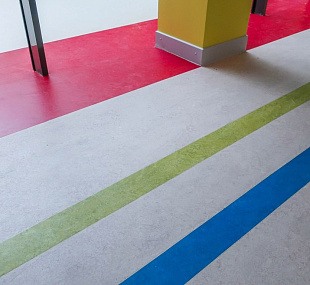 Укладка линолеума с дизайном