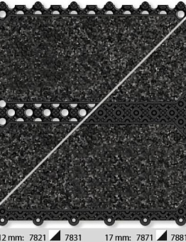 Carpet tiles Coral Click