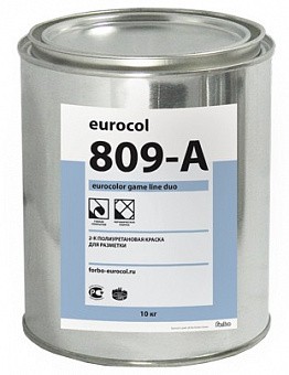 Paint for marking sports grounds 809A Eurocolor Game Line Duo Blue