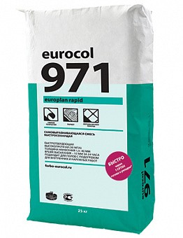 Self-levelling quick-drying mix 971 EUROPLAN RAPID