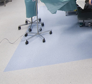 Укладка токопроводящей плитки ПВХ с дизайном